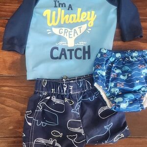 Whaley Great Catch Kids Swim Set - Blue